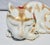 Antique and gorgeous 19th century Kutani sleeping cat. White glaze and gilded marking on cat portrait. This seems to be a...