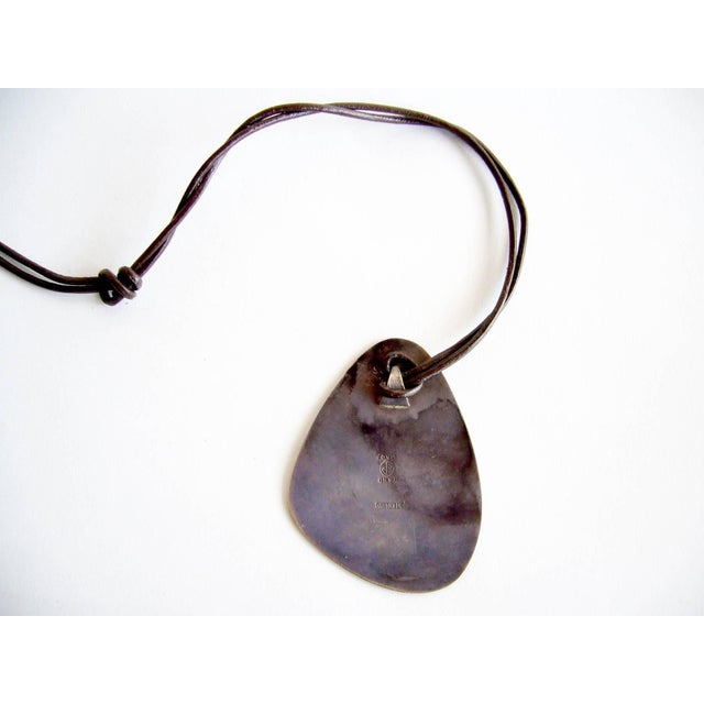 Modern James Parker Sterling Silver San Diego Modernist Puzzle Pendant For Sale - Image 3 of 4