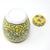 Vintage Imperial Yellow Flowers and Vines Ginger Jar For Sale - Image 4 of 5