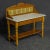 Late Victorian Pine Washstand with Marble Top For Sale - Image 9 of 9