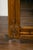 Large English Faux-Bamboo Walnut Mirror Made of 1900s Doors with Carved Ivy For Sale - Image 12 of 12