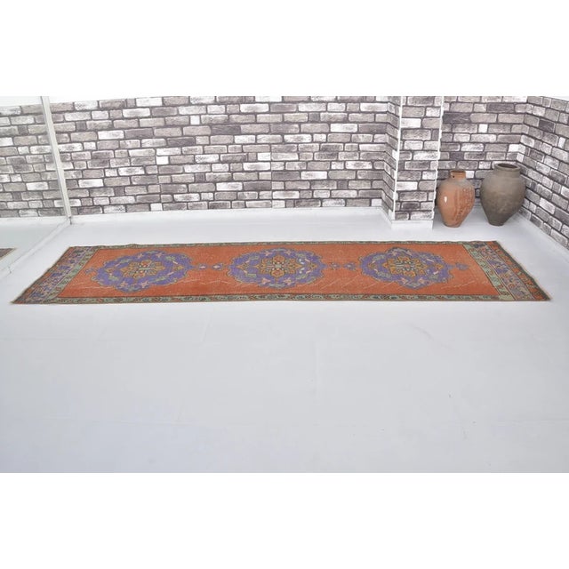 Handmade wool carpet in Turkish Anatolia , Vintage Oushak Rug,Turkish Vintage Anatolian Rug, Handmade wool Rug . One Of...