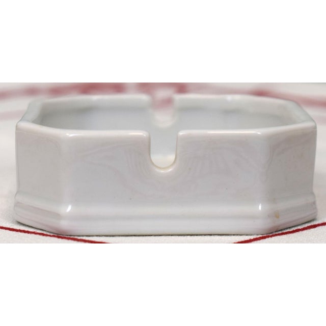 Traditional The "21" Club Octagonal Ceramic Ashtray For Sale - Image 3 of 4