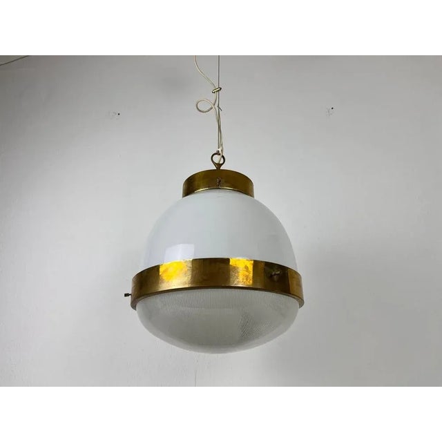 Metal Mid-Century Wooden Pendant Lamp by Hans-Agne Jakobsson, Sweden, 1960s. For Sale - Image 7 of 13