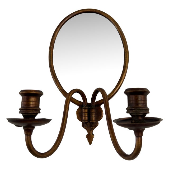 Candle Sconce With Sorcerer’s Mirror For Sale