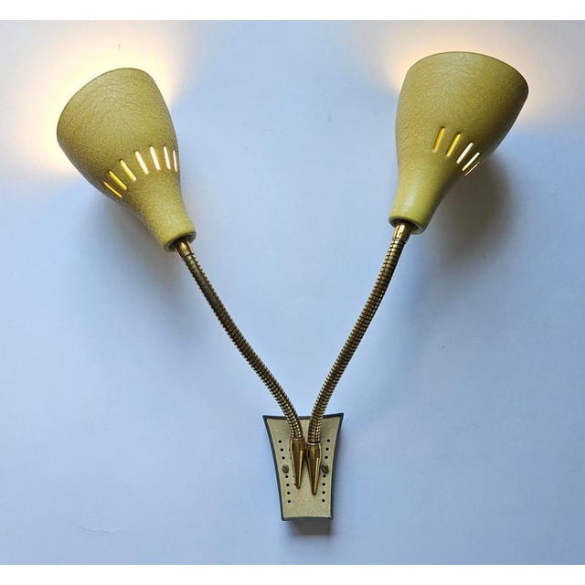 Wall Lamp in the style of Stilnovo, Italy, 1960s For Sale - Image 9 of 13