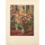 1940s After Auguste Renoir "Bouquet in Front of a Mirror" Original Swiss Lithograph For Sale