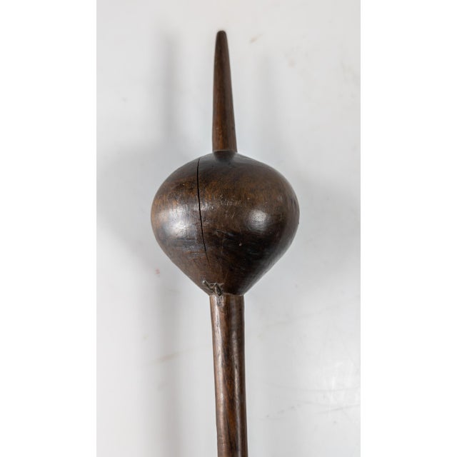 Tribal 19th or 20th Century South African Carved Wood Knobkerrie Club, Zulu Peoples For Sale - Image 3 of 14