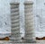 Vintage Regency Cast Concrete Spiral Columns - a Pair For Sale - Image 16 of 17