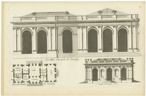 Le Rouge, Château De Neuilly, 1785, Paper