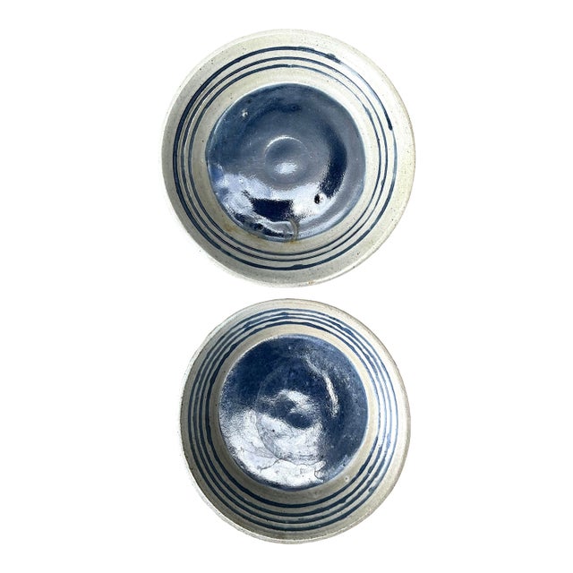 Vintage Original Studio Pottery Bowls - Set of 2 For Sale