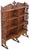 Antique Fret-Cut Waterfall Bookcase in Oak, 1890s For Sale - Image 9 of 9