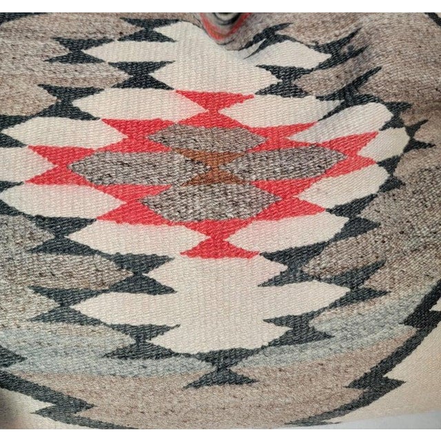 Folk Art Large Weaving Bolster Pillows -Pair For Sale - Image 3 of 5