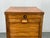 Original Art Deco tambour office cabinet produced in 1940s Czechoslovakia. Made of solid beech wood and beech plywood with...