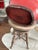 Antique Chinese Qing Dynasty Red Lacquer Wedding Basket — Carved Gilt Handle For Sale - Image 4 of 4