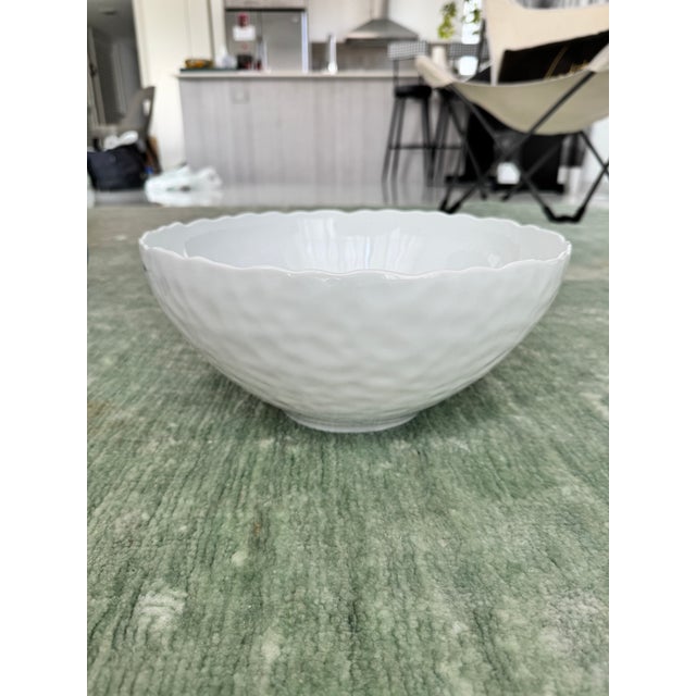 Bernardaud “Digital” Large Porcelain Bowl – Contemporary French Design For Sale - Image 10 of 12