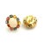 Bochic “Orient” Red Ruby & Blue White Opal Earrings Set 18K Gold & Silver - 2 Pieces For Sale - Image 4 of 10