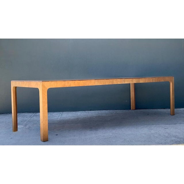 Camel Vintage Henredon Scene Two Extendable Dining Table For Sale - Image 8 of 12