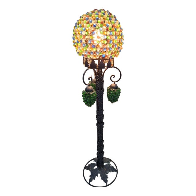 Moroccan Handcrafted Lamp, 1940s For Sale