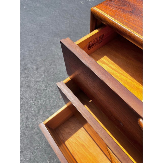 Mid Century Modern Petite Basketweave Credenza | Perception Series by Lane Furniture For Sale - Image 9 of 12