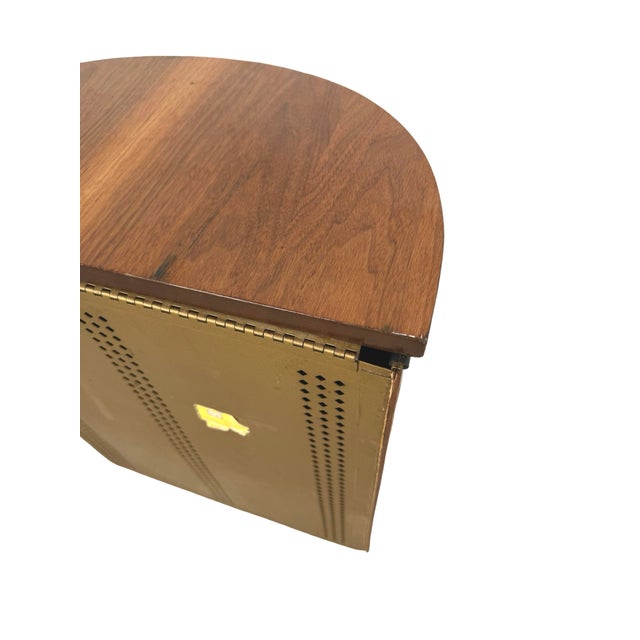 Vintage Mid-Century Modern Slatted Wood Hamper, Slatted Laundry Basket For Sale - Image 13 of 14