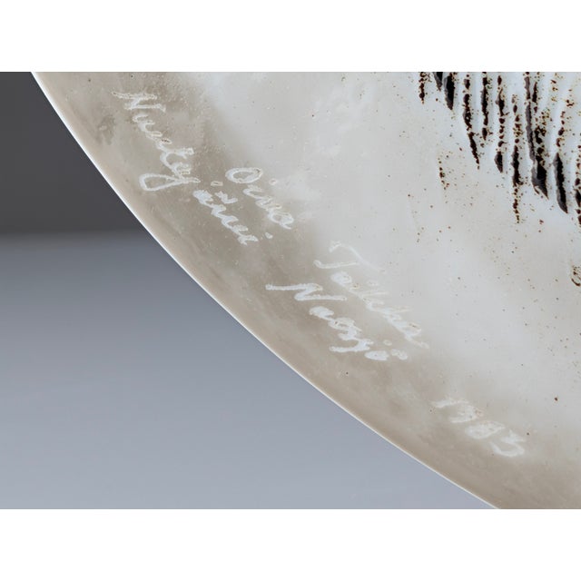 Ceramic Plate by Oiva Toikka for Nuutajärvi, 1983 For Sale - Image 4 of 11