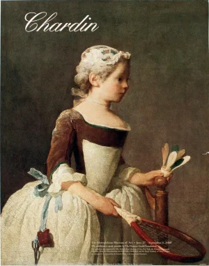 2000 Jean Baptiste Chardin 'Girl With Shuttlecock' Neutral Offset Lithograph