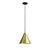 Hans-Agne Jakobsson Polished Brass 'Tratten' Pendant For Sale - Image 9 of 11