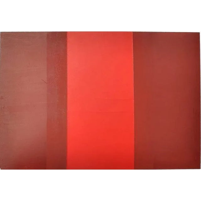 Contemporary Late 20th Century "Shwindle" Contemporary Minimalist Acrylic Painting For Sale - Image 3 of 5