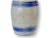 French Antique French Blue-Banded Mustard Pot For Sale - Image 3 of 5
