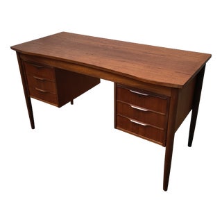 Mid-Century Modern Teak Desk, Denmark, 1970 For Sale