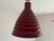 Maroon Vintage Industrial Pendant Light by Sijaj Hrastnik, Former Yugoslavia, 1970s For Sale - Image 8 of 13