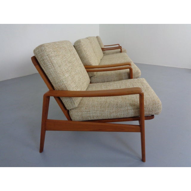 Komfort Danish Modern Living Room Set by Arne Wahl Iversen for Komfort, 1960s, Set of 3 For Sale - Image 4 of 18