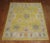 One of a kind hand-made turkish oushak rug thats been reproduced. this is a one off one of a kind. 100 % vegetable dyed...