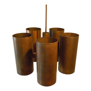 Stuart Barnes Brutalist Chandelier for Robert Long For Sale