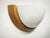 1980s Ash Wall Lamp with Glossy White Glass, 1980s For Sale - Image 5 of 7