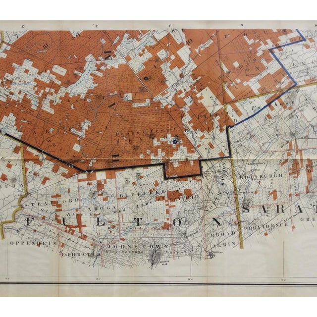 1911 No's 3 & 4 Map of the Adirondack Forest For Sale - Image 4 of 9