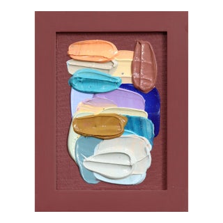 A Beautiful Story - Original Impasto Textural Thick Paint Abstract Painting by Shiri Phillips For Sale