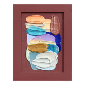A Beautiful Story - Original Impasto Textural Thick Paint Abstract Painting by Shiri Phillips