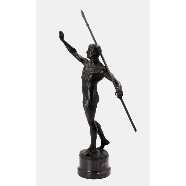 Franz Iffland, Javelin Thrower, 1910, Bronze For Sale - Image 3 of 9