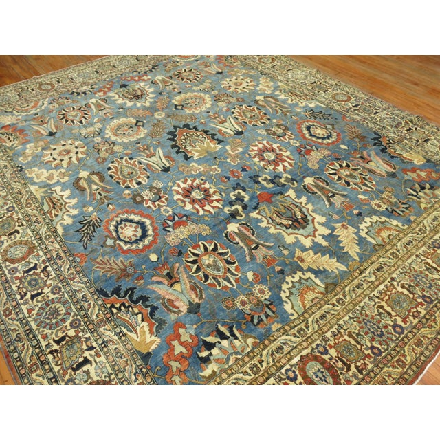 Zabihi Collection Antique Persian Tabriz Carpet For Sale - Image 17 of 18