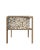 Contemporary Collector Az1 Armchair Scribble Monochrome Fabric and Brown Lacquered Metal by Francesco Zonca For Sale - Image 3 of 6