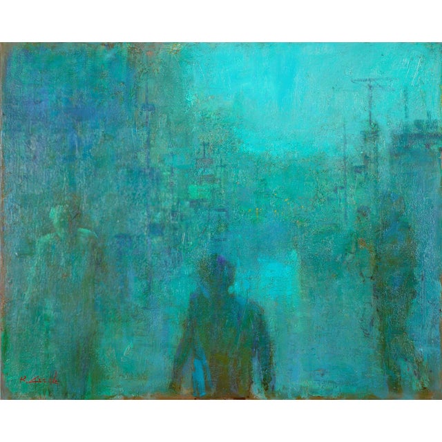 Renato Criscuolo, Fog in the City, 2010, Oil on Canvas For Sale - Image 6 of 6