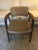 Wood 1978 Gunlocke Chair Company Walnut Floating Arm Chair For Sale - Image 7 of 7