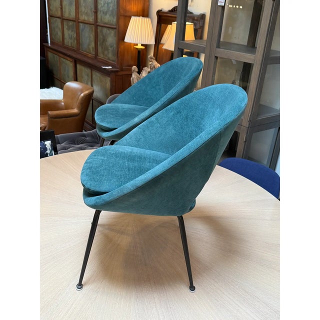 West Elm West Elm Orb Dining Chairs, Pair For Sale - Image 4 of 12