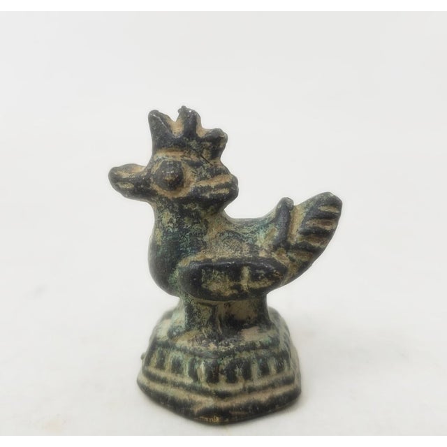 Vintage Six Graduated Opium Weights - Antique Asian - Burma - Bronze - Hintha Bird Duck For Sale - Image 16 of 18