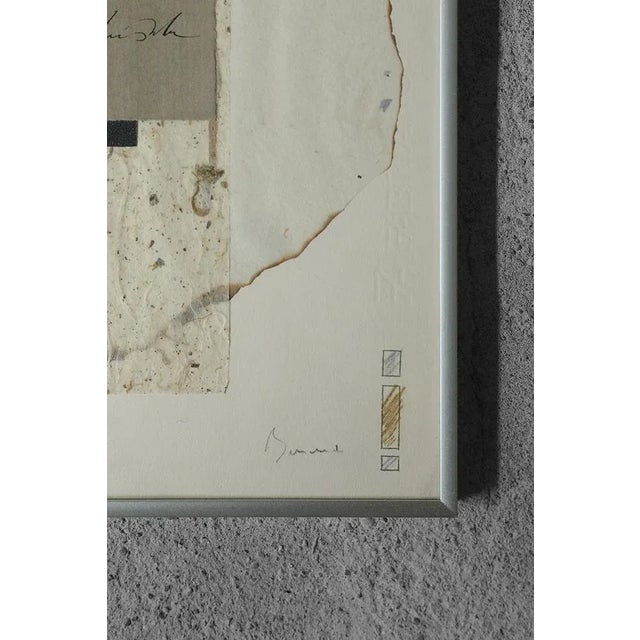 Composition, Color Lithograph on Fabriano Paper, Framed For Sale - Image 5 of 6