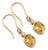 Natural Citrine Dangle Minimalist Earrings • November Birthstone Earrings - A Pair For Sale