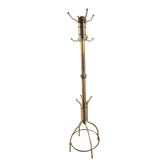 Vintage Coat & Hat Rack Stand Chairish