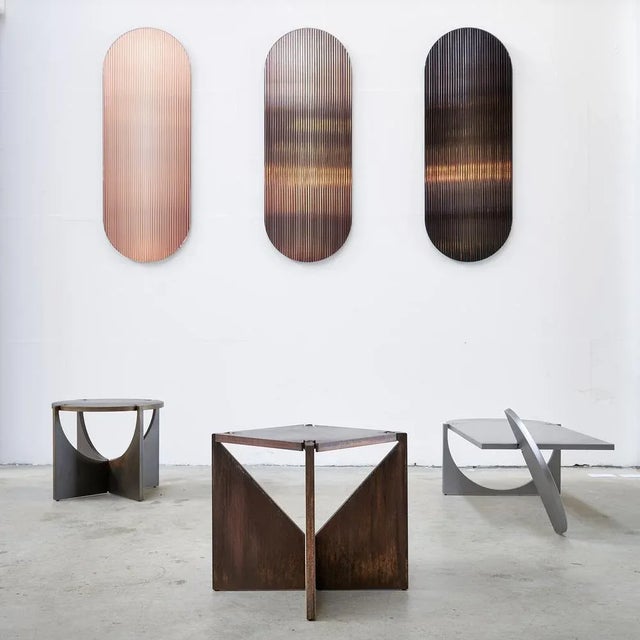 Not Yet Made - Made To Order Metal Shift in Copper by Rive Roshan For Sale - Image 5 of 6